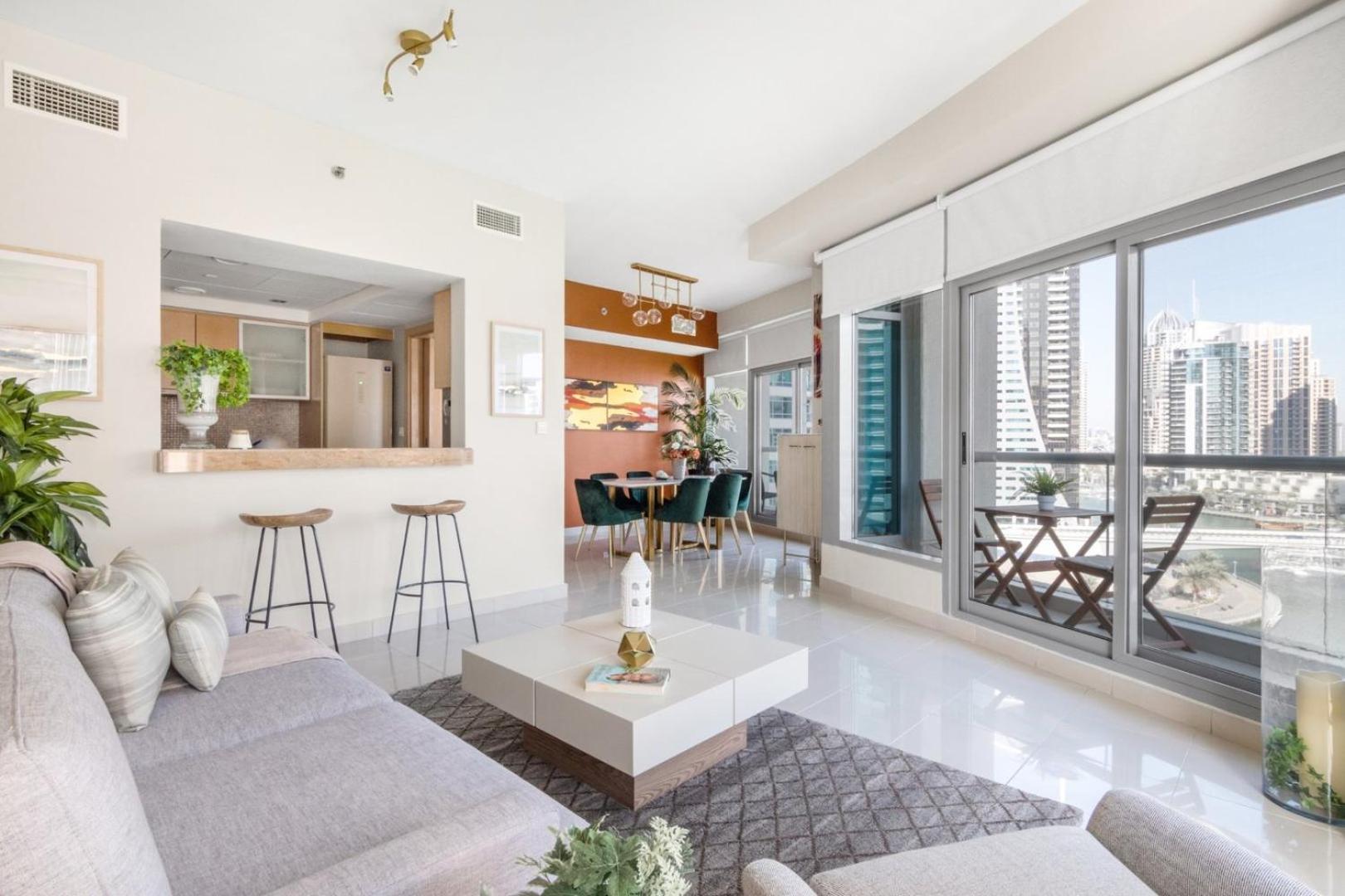 Апартаменти Guestready - Marina View | Fairfield Tower Дубай Екстер'єр фото