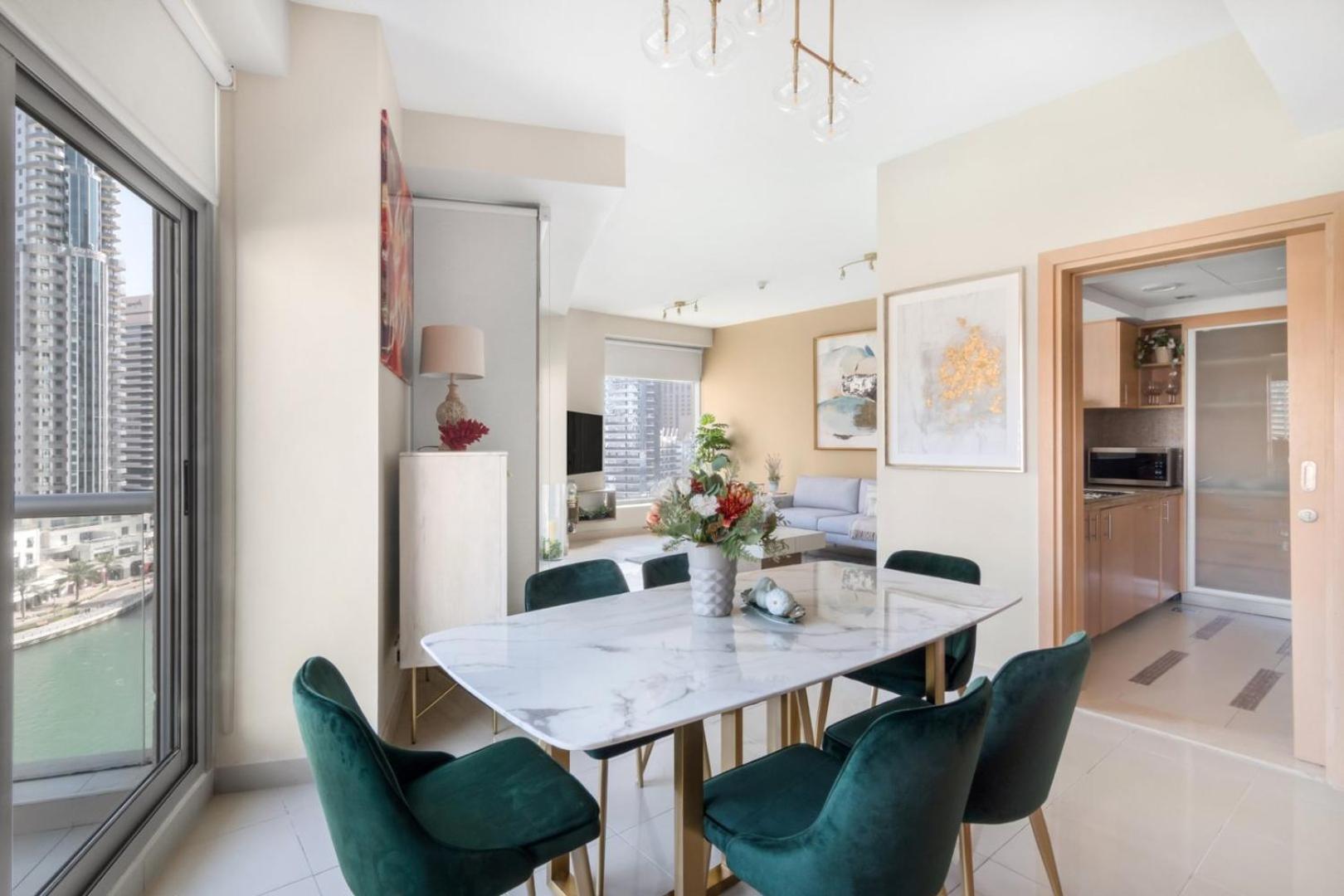 Апартаменти Guestready - Marina View | Fairfield Tower Дубай Екстер'єр фото