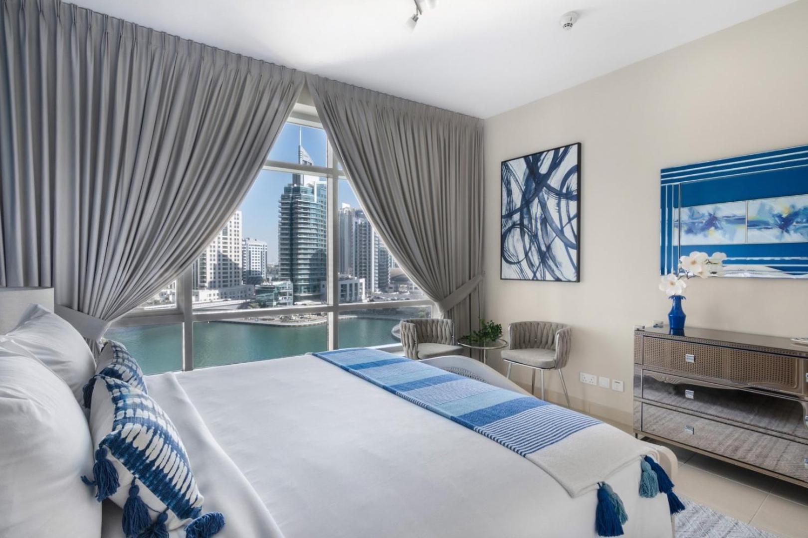 Апартаменти Guestready - Marina View | Fairfield Tower Дубай Екстер'єр фото