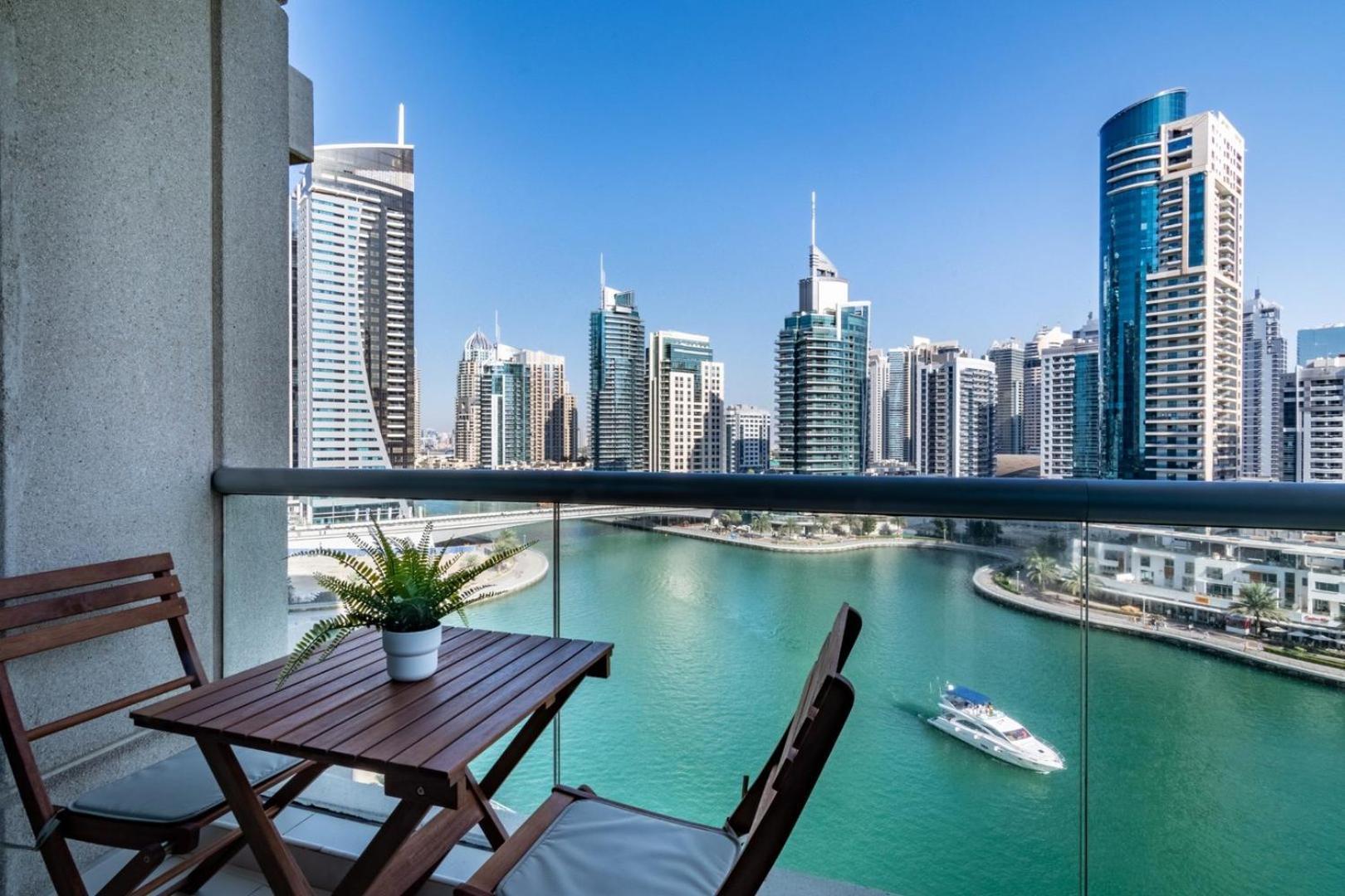 Апартаменти Guestready - Marina View | Fairfield Tower Дубай Екстер'єр фото